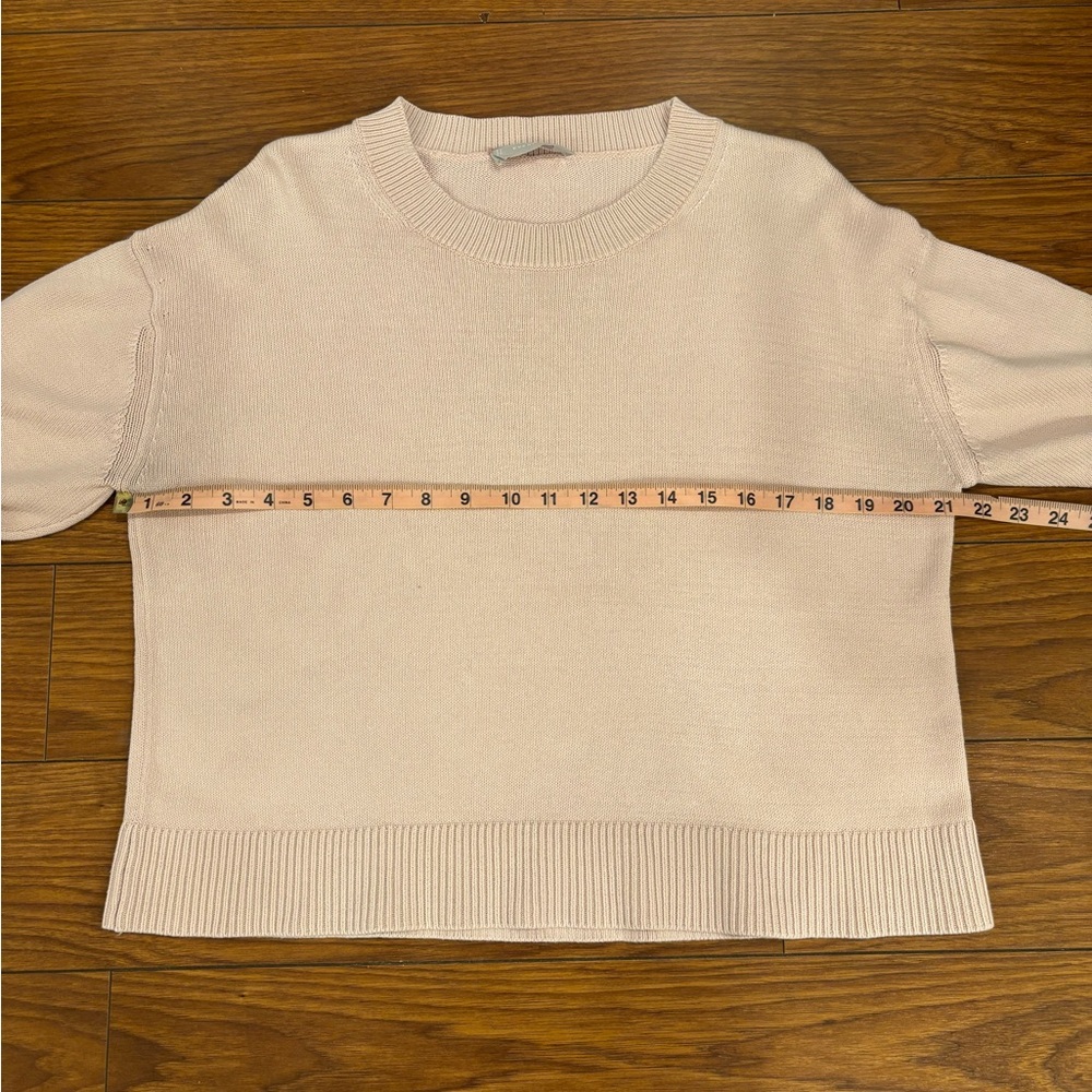 Everlane Dusty Rose Pink Cotton Sweater - Picture 8 of 11